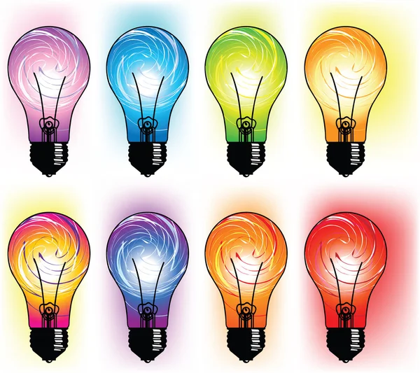 Light bulb illustration — Stock Vector