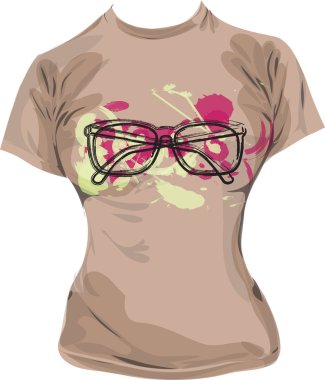 T-shirt illustration clipart