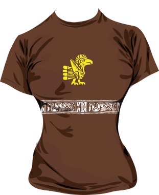 Ancient t-shirt illustration clipart