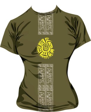 Ancient t-shirt illustration clipart