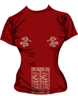 Ancient t-shirt illustration clipart