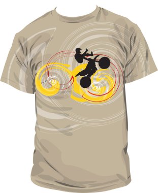 T-shirt illustration clipart