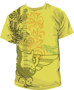 T-shirt illustration clipart