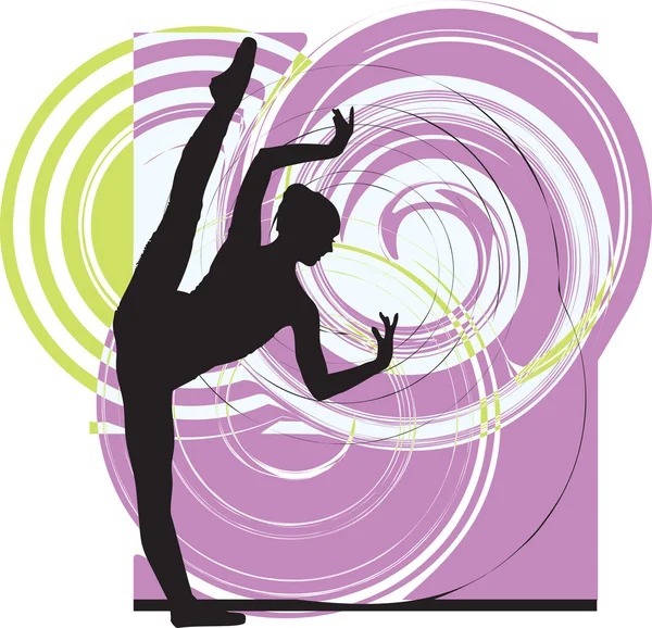 Ballet, vectorillustratie — Stockvector