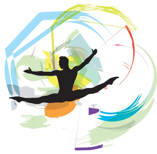 Ballet, illustration vectorielle — Image vectorielle