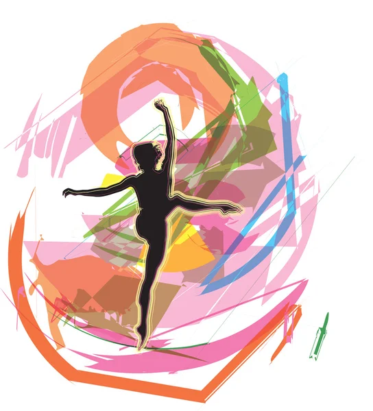 芭蕾、 矢量图 — 图库矢量图片