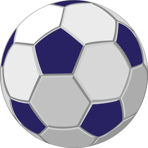 Futball labda illusztráció — Stock Vector