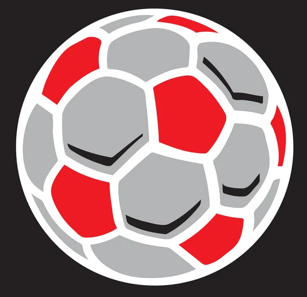 Εικονογράφηση μπάλα ποδοσφαίρου — Διανυσματικό Αρχείο