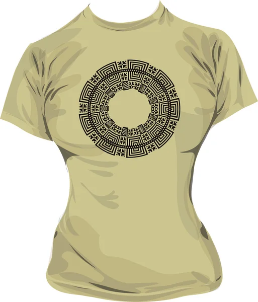 Αρχαία απεικόνιση t-shirt — Διανυσματικό Αρχείο