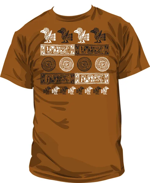Abbildung eines alten T-Shirts — Stockvektor