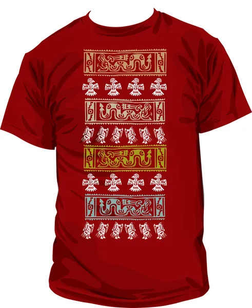 Αρχαία απεικόνιση t-shirt — Διανυσματικό Αρχείο
