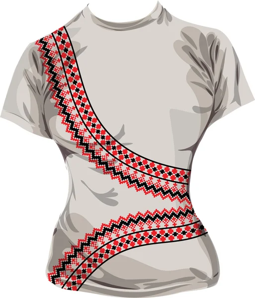 Antigua ilustración de camiseta — Vector de stock