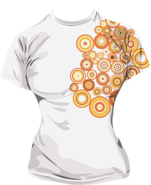 T-shirt illustration — Stock Vector