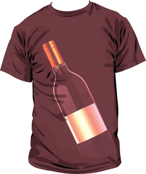 T-shirt afbeelding — Stockvector