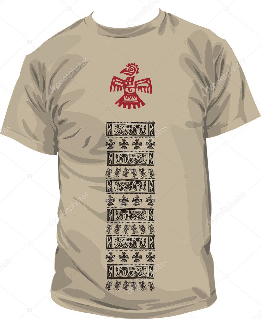 Ancient t-shirt illustration