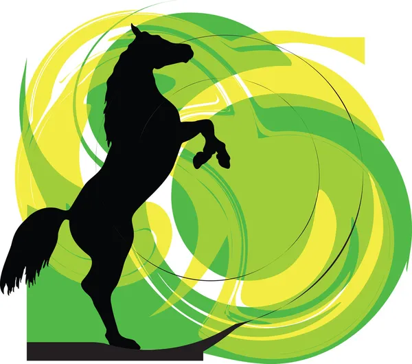 Paard vectorillustratie — Stockvector