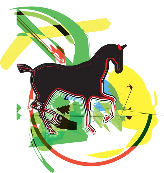 Ilustração do Vetor de Cavalo —  Vetores de Stock