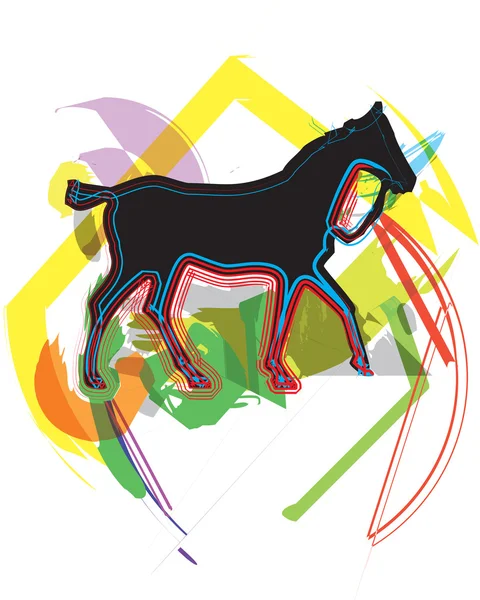 Ilustração do Vetor de Cavalo —  Vetores de Stock