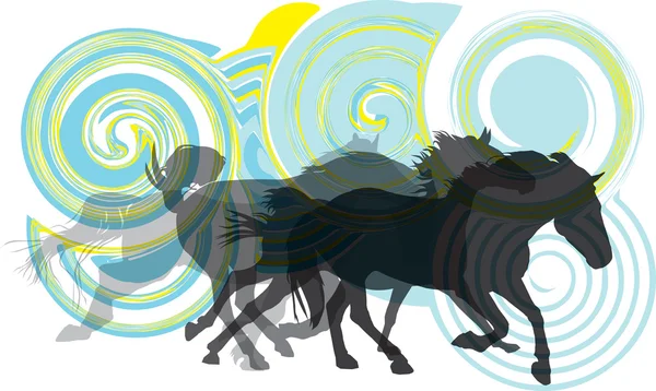 Horse vector illustration — 图库矢量图片