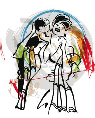 Couple illustration clipart