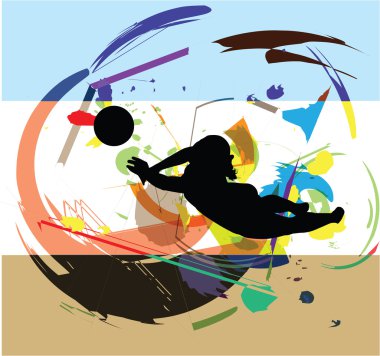 Volleyball. Vector illustration clipart