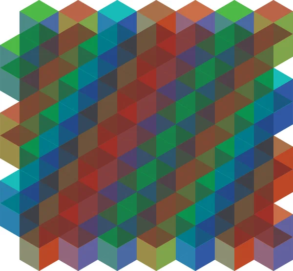 抽象 3d 平方米背景 — 图库矢量图片