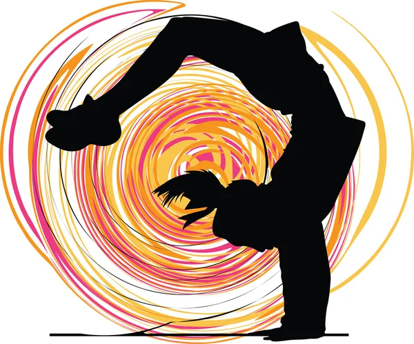 Ilustración de yoga — Archivo Imágenes Vectoriales