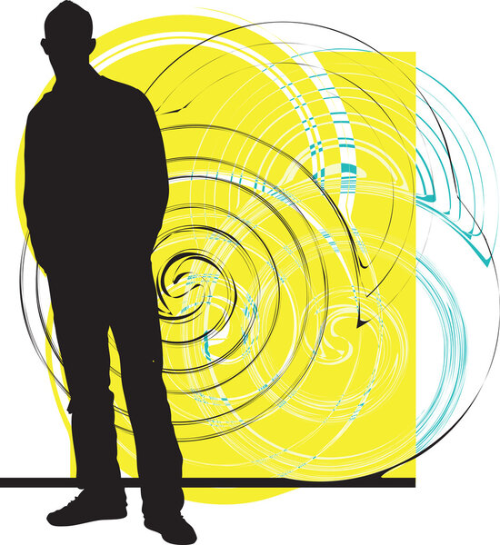 Teenagers. Vector illustration