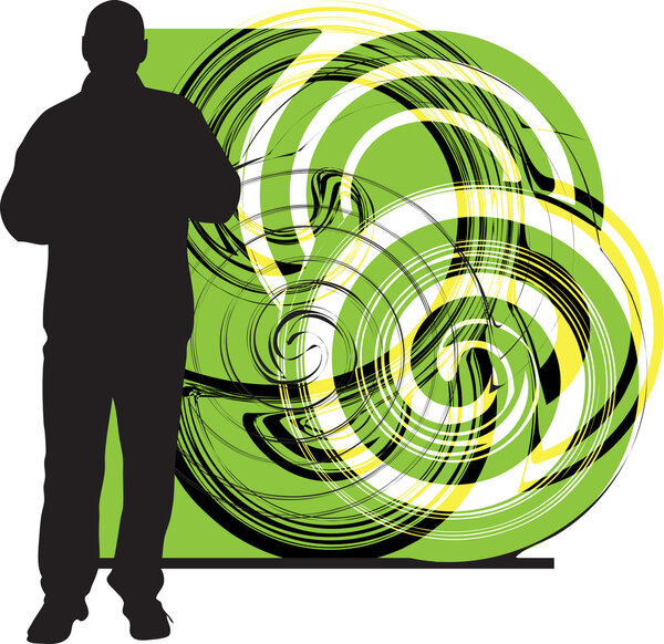 Businessman. Vector Illustration