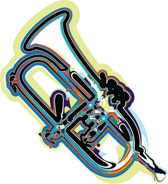 Music instrument vector illustration