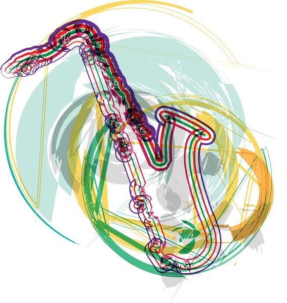 Muziek instrument vector illustratie — Stockvector