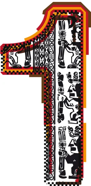 印加人字体，矢量图 — 图库矢量图片
