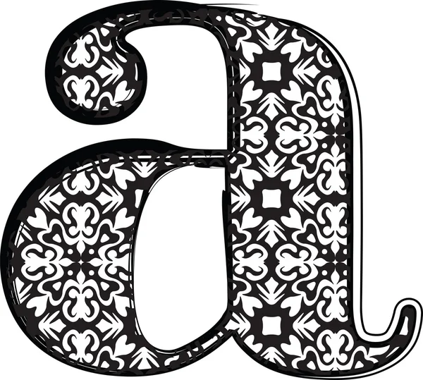 Mode lettertype — Stockvector