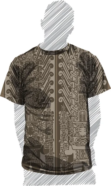 Ancien t-shirt. Illustration vectorielle — Image vectorielle