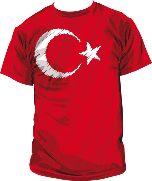 Türk tee, vektör çizim