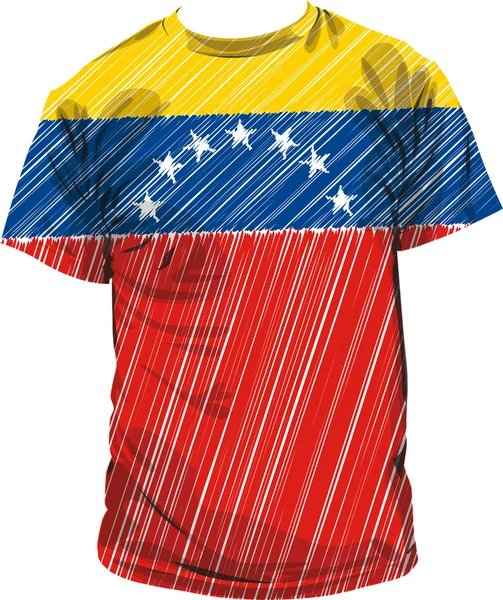 Venezuela tee, vector illustration — Stock Vector