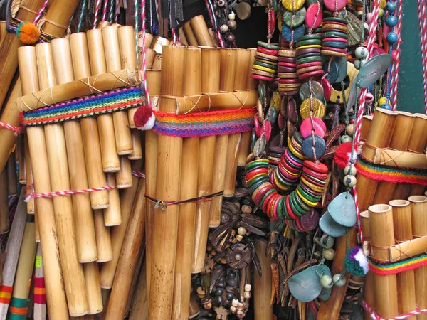 stock image Close-up of the Quena (musical instrument from Peru)