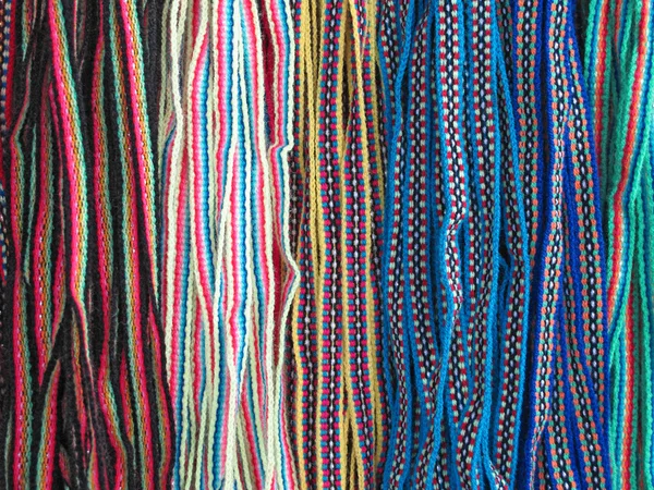 South America Indian woven fabrics — Stock Photo, Image