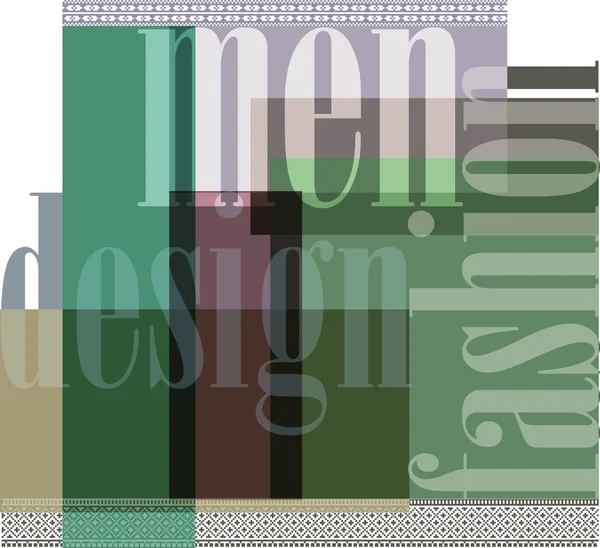 Fashion men design background. Vector illustration — Stock Vector