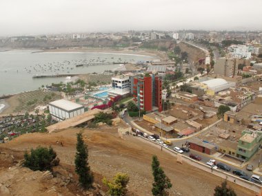 chorrillos görünüm, lima - peru