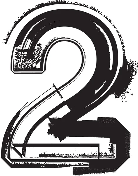 Grunge 字体 — 图库矢量图片