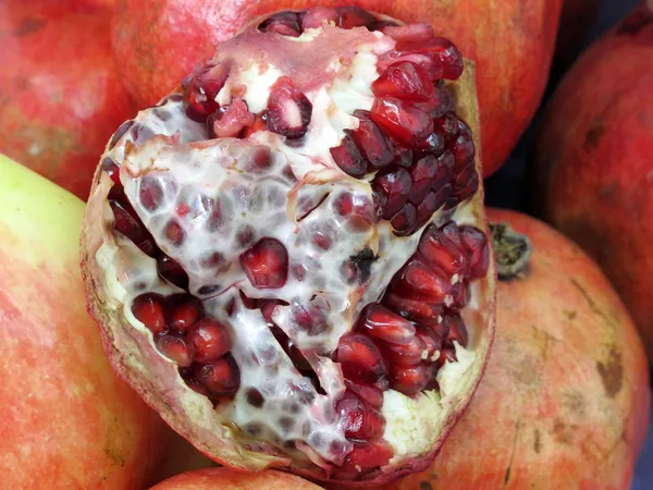 stock image Pomegranate fruit background