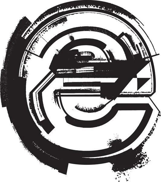Grunge 字体 — 图库矢量图片