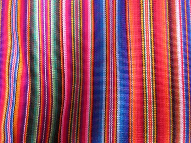 Güney Amerika Kızılderili dokuma kumaş