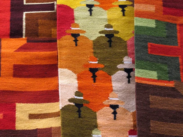 Jižní Amerika indické tkaniny — Stock fotografie
