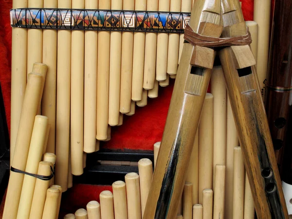 stock image Close-up of the Quena (musical instrument from Peru)