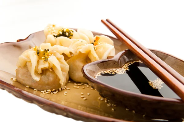 stock image Dim sum Asian dumplings