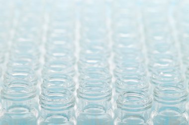 Chemical glassware - vials for chromatography samples clipart