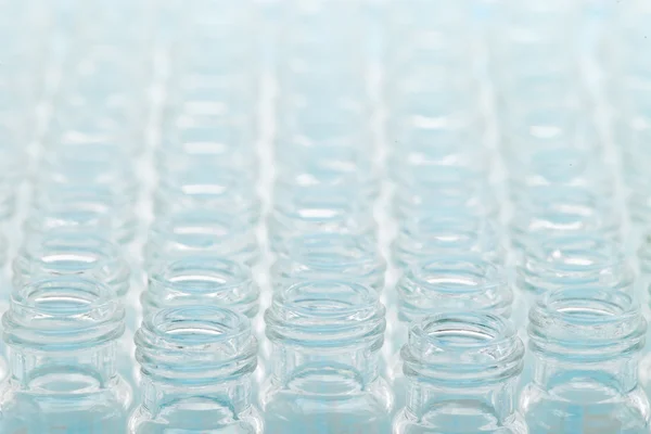 Vidrio químico - viales para muestras de cromatografía —  Fotos de Stock