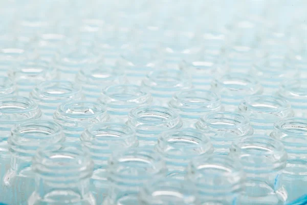 Artículos de vidrio químico - viales para muestras de cromatografía —  Fotos de Stock